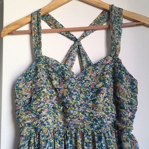 ModCloth Sweetheart Floral Dress (NWOT)